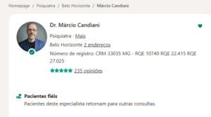 Pacientes Fieis - doctoralia - Dr Marcio Candiani