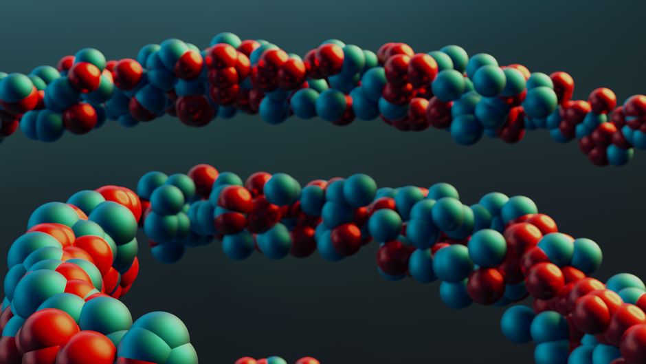 Conceito abstrato de DNA, ilustrando genética e autismo