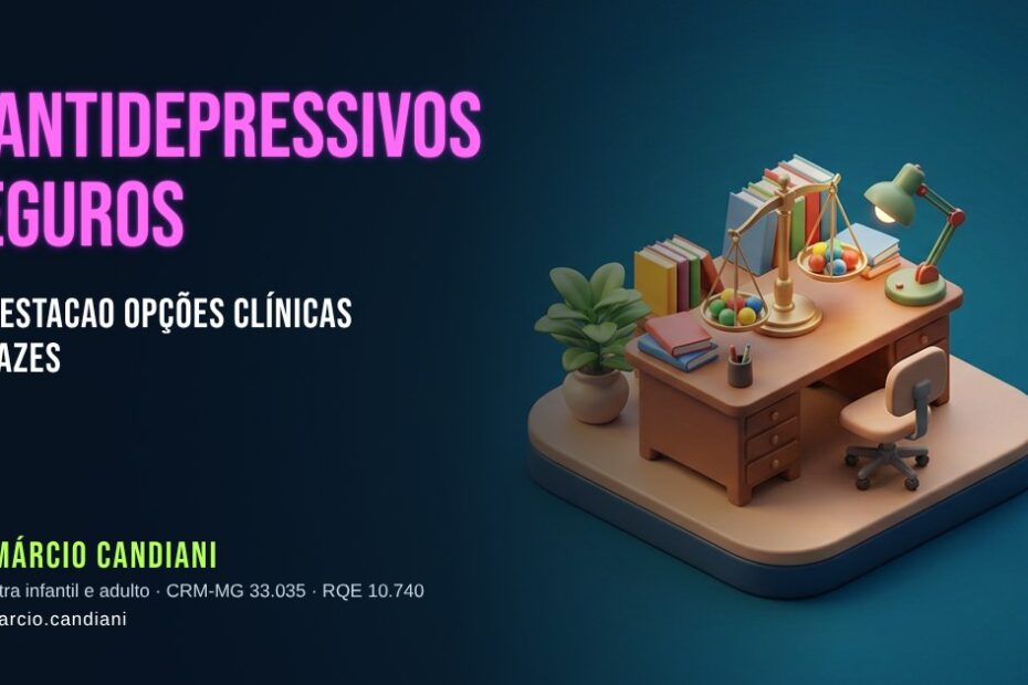 Ilustração 3D em miniatura sobre 5 antidepressivos seguros na gestacao - Dr. Márcio Candiani, psiquiatra em Belo Horizonte
