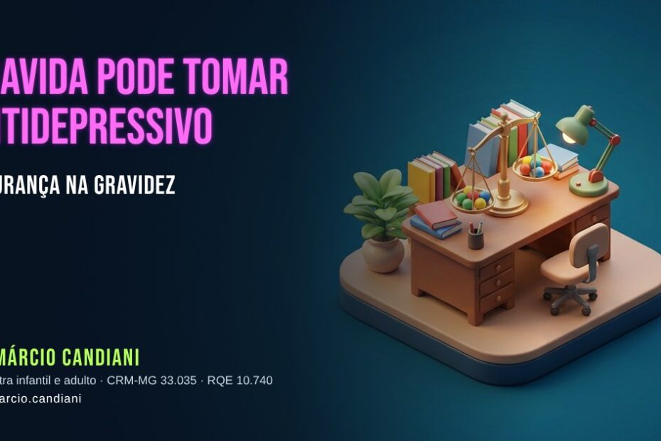 Ilustração 3D em miniatura sobre gravida pode tomar antidepressivo? segurança na gravidez - Dr. Márcio Candiani, psiquiatra em Belo Horizonte