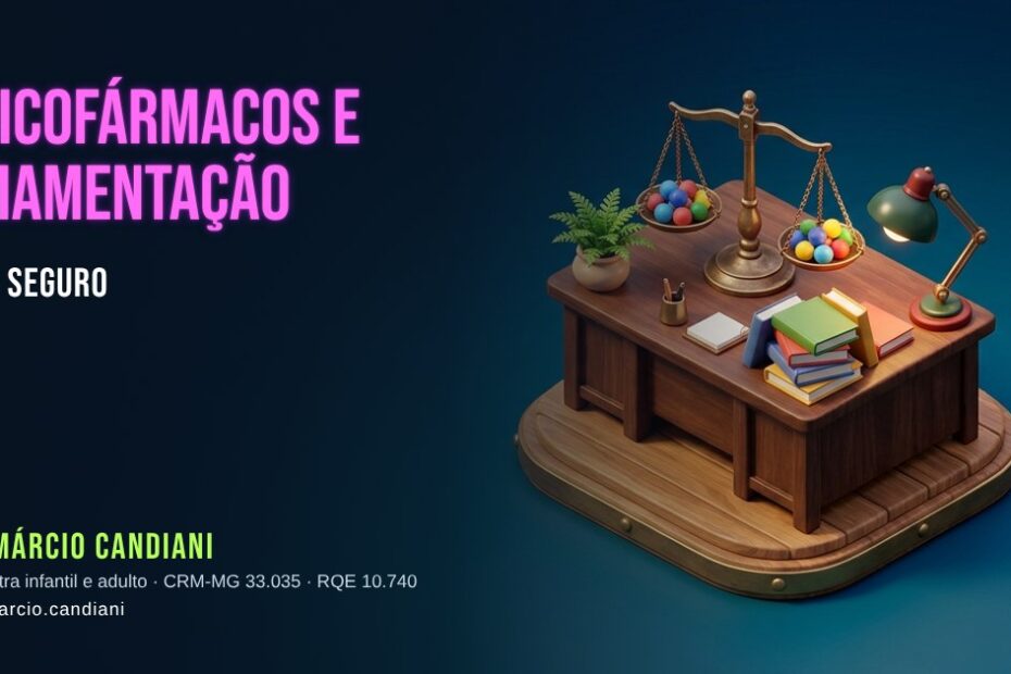 Ilustração 3D em miniatura sobre psicofármacos e amamentação - Dr. Márcio Candiani, psiquiatra em Belo Horizonte