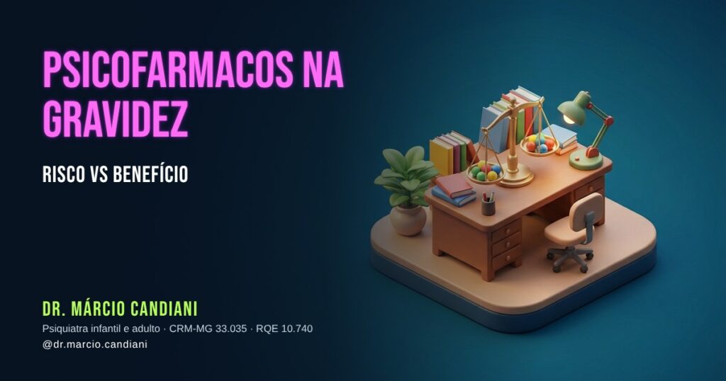Ilustração 3D em miniatura sobre psicofarmacos na gravidez - Dr. Márcio Candiani, psiquiatra em Belo Horizonte