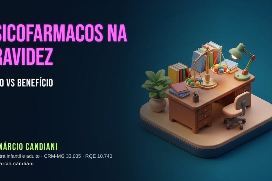 Ilustração 3D em miniatura sobre psicofarmacos na gravidez - Dr. Márcio Candiani, psiquiatra em Belo Horizonte