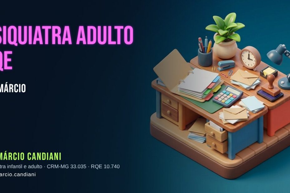 Ilustração 3D em miniatura sobre psiquiatra adulto rqe 10740 – dr. márcio - Dr. Márcio Candiani, psiquiatra em Belo Horizonte