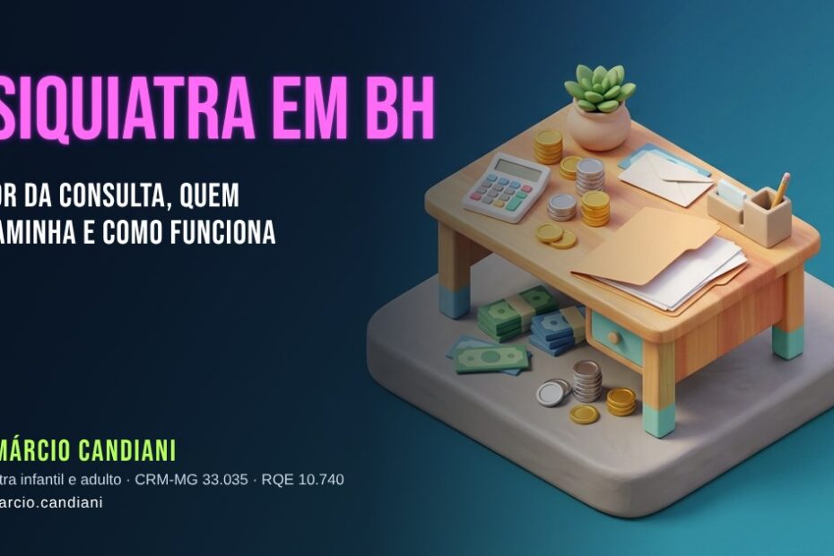 Ilustração 3D em miniatura sobre psiquiatra em bh - Dr. Márcio Candiani, psiquiatra em Belo Horizonte