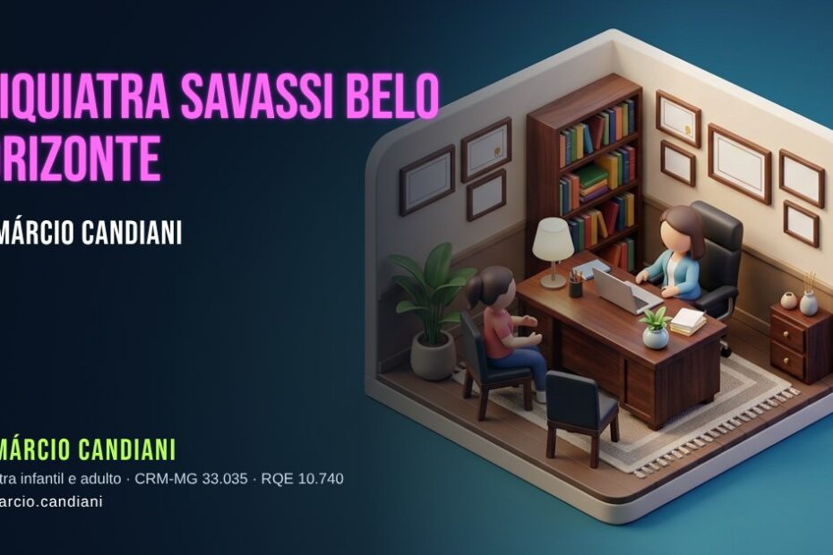 Ilustração 3D em miniatura sobre psiquiatra savassi belo horizonte – dr. márcio candiani - Dr. Márcio Candiani, psiquiatra em Belo Horizonte