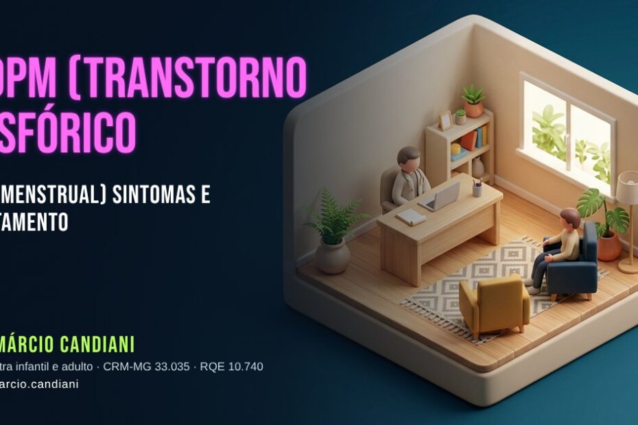 Ilustração 3D em miniatura sobre tdpm (transtorno disfórico pré-menstrual) - Dr. Márcio Candiani, psiquiatra em Belo Horizonte