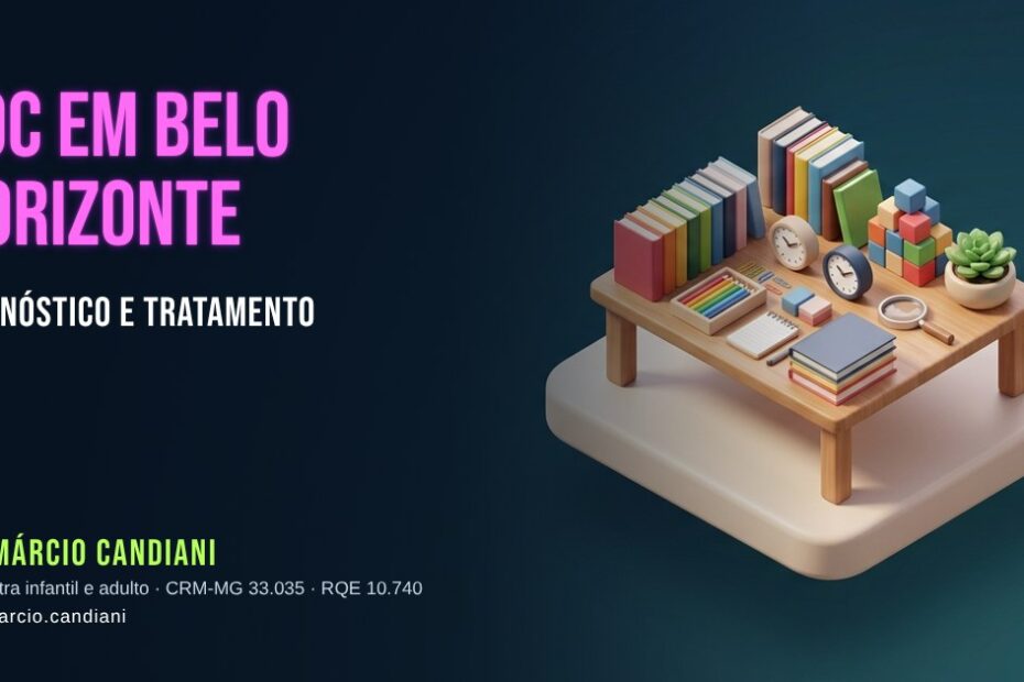 Ilustração 3D em miniatura sobre toc em belo horizonte - Dr. Márcio Candiani, psiquiatra em Belo Horizonte