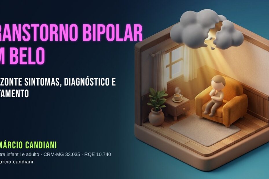 Ilustração 3D em miniatura sobre transtorno bipolar em belo horizonte - Dr. Márcio Candiani, psiquiatra em Belo Horizonte