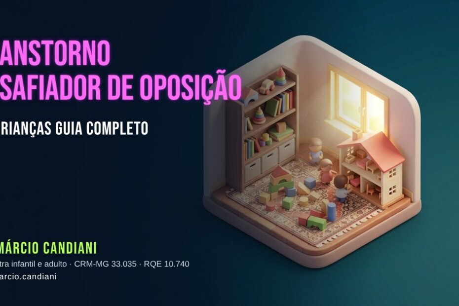 Ilustração 3D em miniatura sobre transtorno desafiador de oposição em crianças - Dr. Márcio Candiani, psiquiatra em Belo Horizonte