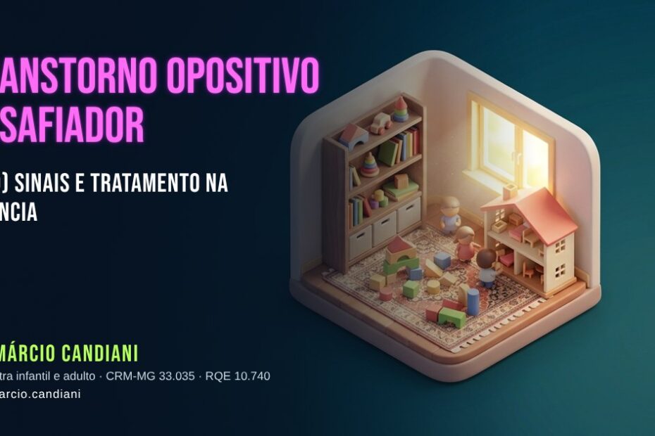 Ilustração 3D em miniatura sobre transtorno opositivo desafiador (tod) - Dr. Márcio Candiani, psiquiatra em Belo Horizonte