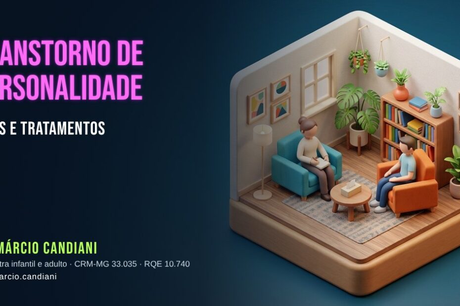 Ilustração 3D em miniatura sobre transtorno de personalidade - Dr. Márcio Candiani, psiquiatra em Belo Horizonte