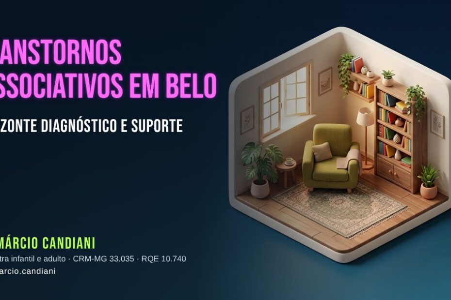 Ilustração 3D em miniatura sobre transtornos dissociativos em belo horizonte - Dr. Márcio Candiani, psiquiatra em Belo Horizonte