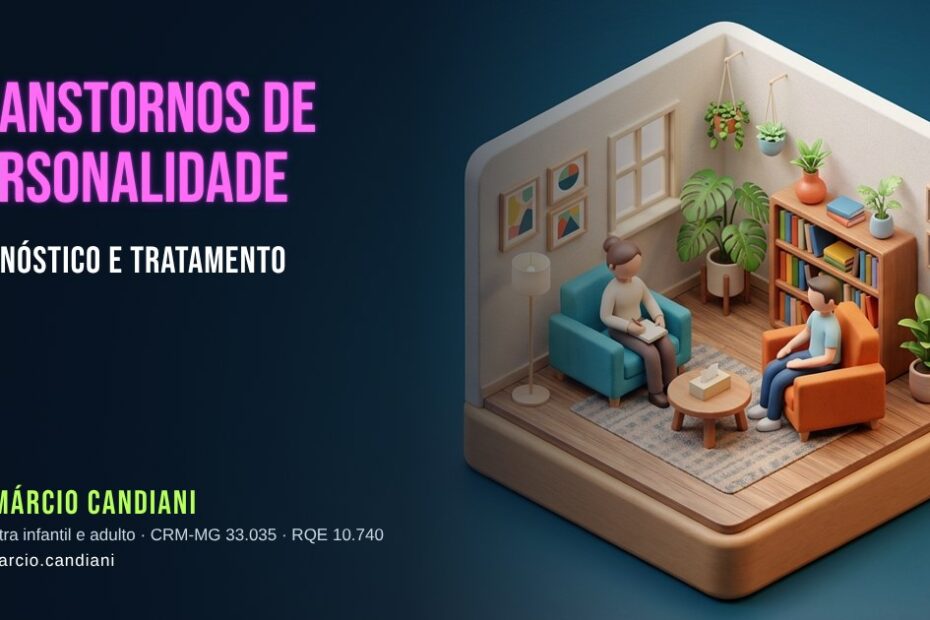 Ilustração 3D em miniatura sobre transtornos de personalidade - Dr. Márcio Candiani, psiquiatra em Belo Horizonte