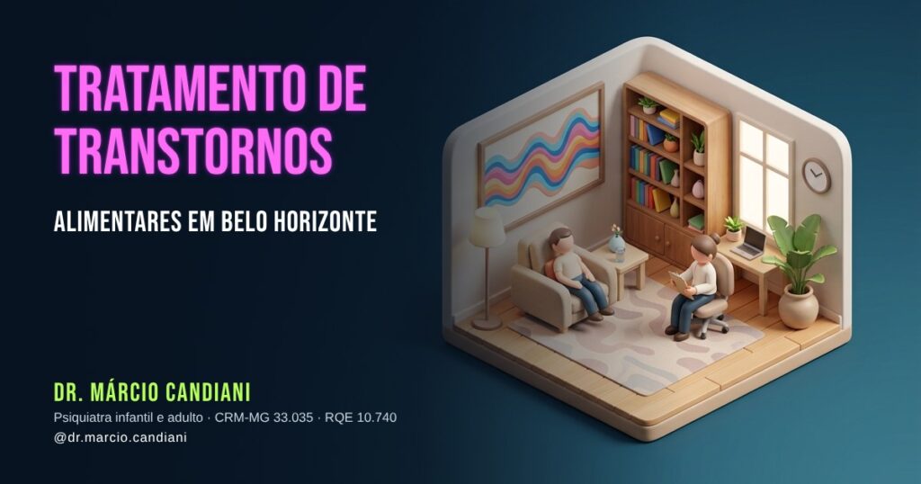 Ilustração 3D em miniatura sobre tratamento de transtornos alimentares em belo horizonte - Dr. Márcio Candiani, psiquiatra em Belo Horizonte