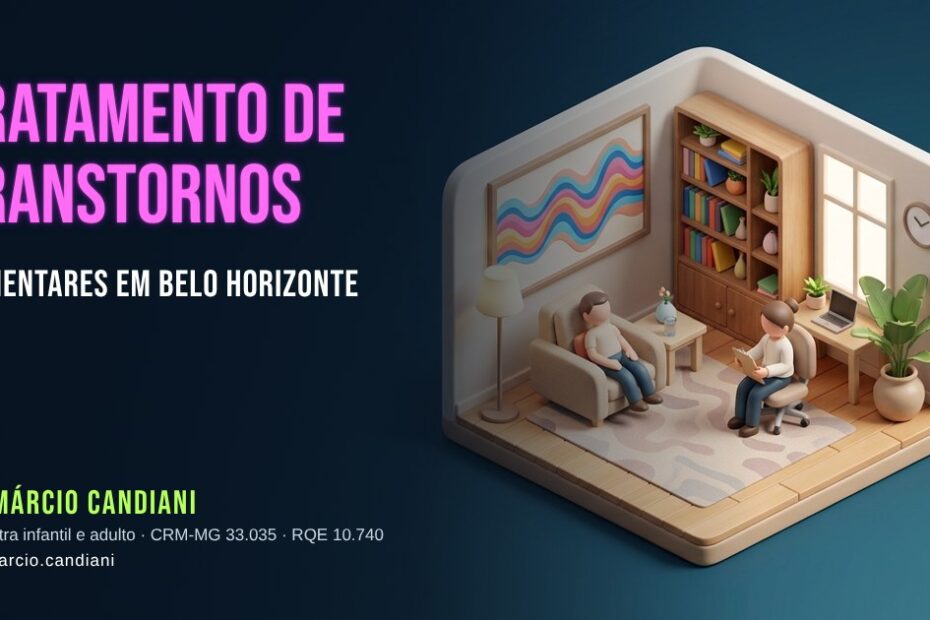 Ilustração 3D em miniatura sobre tratamento de transtornos alimentares em belo horizonte - Dr. Márcio Candiani, psiquiatra em Belo Horizonte