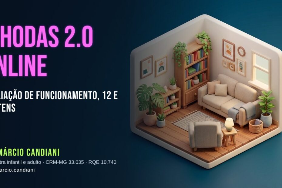 Ilustração 3D em miniatura sobre whodas 2.0 - Dr. Márcio Candiani, psiquiatra em Belo Horizonte
